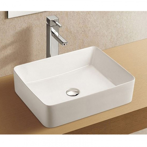 картинка Раковина Azario 475х370х140 накладная, белый (AZ-2074) от магазина Сантехстрой