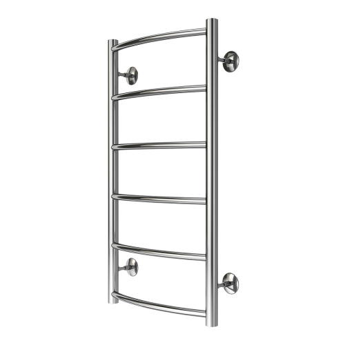 картинка Полотенцесушитель водяной AZARIO VERONA 400/800 6 секций, нижнее/диагональное подключение, 1/2", хром (AZ04148) от магазина Сантехстрой