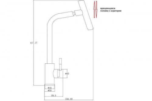 картинка Смеситель ZorG Steel Hammer нержавейка SH 5106 INOX от магазина Сантехстрой