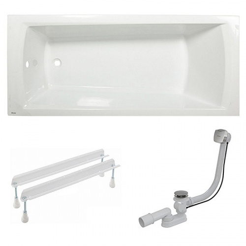 картинка Акриловая ванна Ravak Domino Set Plus 170х75 70508024 Белая от магазина Сантехстрой