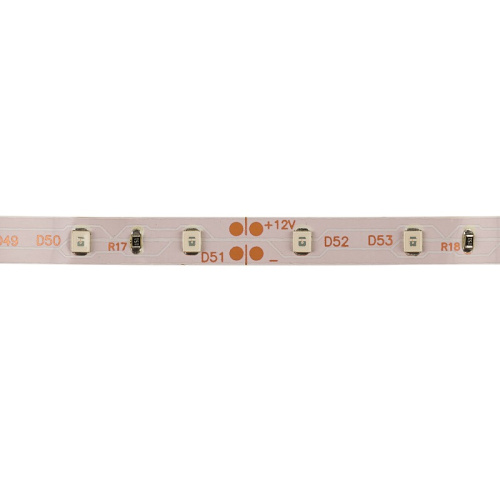 картинка LED лента 5м открытая,  8 мм,  IP23, SMD 2835, 60 LED/m,  12 V,  цвет свечения синий LAMPER от магазина Сантехстрой