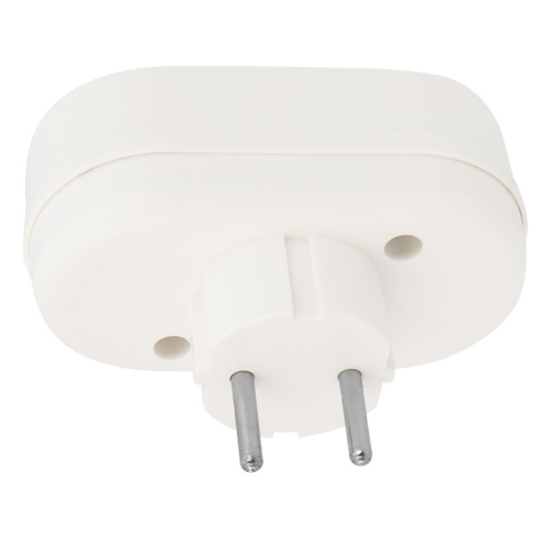 картинка Двойник электрический 10А без заземления,  белый REXANT от магазина Сантехстрой