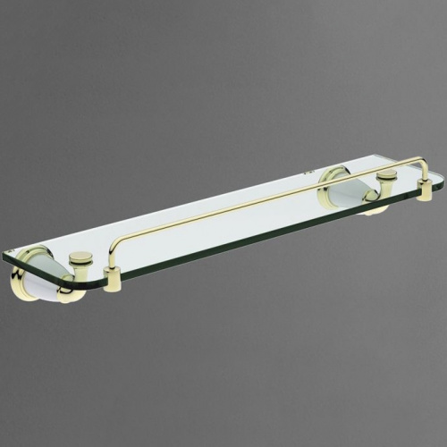 картинка Стеклянная полка Art&Max Bianchi AM-E-2611-Do Золото от магазина Сантехстрой