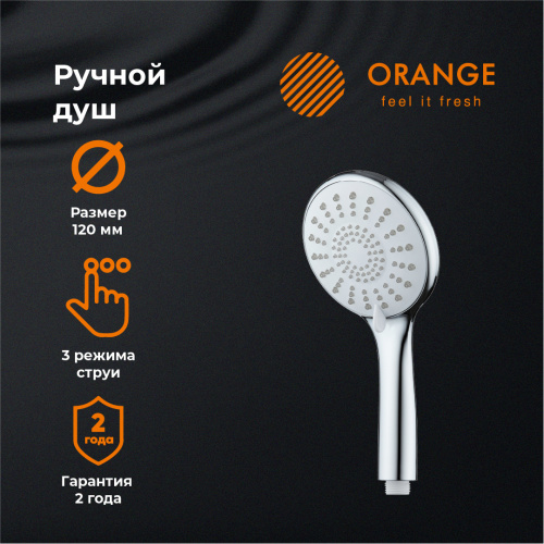 картинка Ручной душ Hansgrohe Raindance Classic, 100 3jet, хром/под золото (28548090) от магазина Сантехстрой