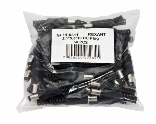 картинка Разъем питания DC штекер 2,1х5,5мм REXANT от магазина Сантехстрой