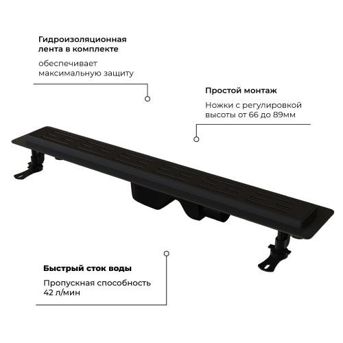 картинка Душевой лоток Drain Leo-30 от магазина Сантехстрой