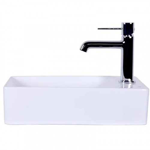 картинка Раковина Orange 38 L B05-375LW Белая глянцевая от магазина Сантехстрой