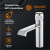 картинка Orange SOLE M03-021cr Смеситель для раковины с декором от магазина Сантехстрой
