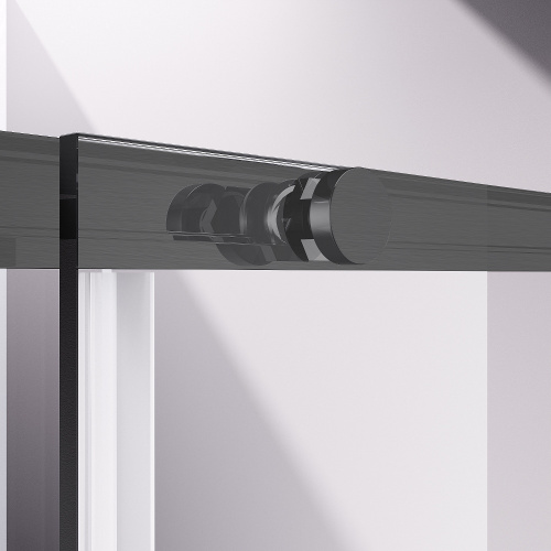 картинка Душевой уголок Slim-N VSR-4SN8013CLGM, 1300*800, вороненая сталь, стекло прозрачное от магазина Сантехстрой