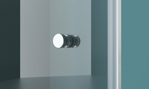 картинка Душевая дверь BelBagno Etna 120 ETNA-B-12-60/60-C-Cr профиль Хром стекло прозрачное от магазина Сантехстрой