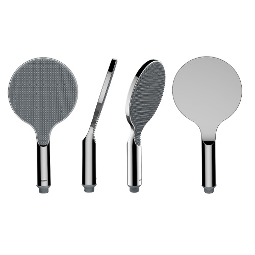 картинка BOSSINI APICE Смеситель для душа встраиваемый, термостатический, 2 запорных вентиля, с ручным душем и шлангом 1500 мм., внешняя часть, цвет хром от магазина Сантехстрой