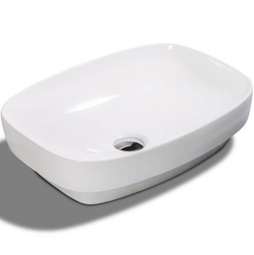 картинка Комплект мебели для ванной Black&White Universe 9151600 подвесной Серый Белый от магазина Сантехстрой