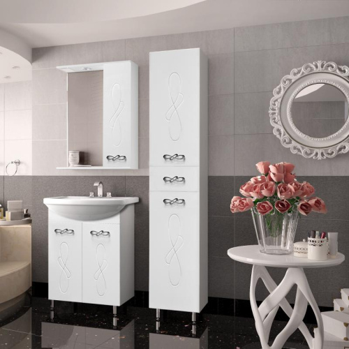 картинка Зеркальный шкаф Style Line лс-00000262 Белый от магазина Сантехстрой