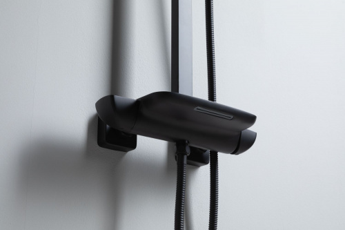 картинка Душевая стойка Allen Brau Infinity 5.21030-31 черный матовый от магазина Сантехстрой