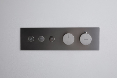 фото смеситель для ванны allen brau liberty 5.33003-bn (с внутренней частью) никель браш