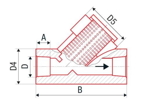 картинка Фильтр AlcaPipe PPR 32мм (AB282032000) от магазина Сантехстрой