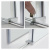 картинка Дверь душевая Wasserkraft Dinkel 58R30/Alme 15R30 130х200 см, в нишу, раздвижная, серебристый профиль от магазина Сантехстрой