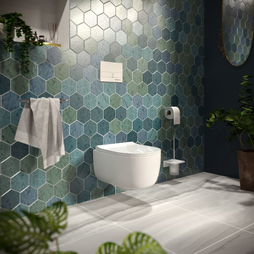 картинка Клавиша смыва Berges Wasserhaus Novum L1 040011 Белая от магазина Сантехстрой