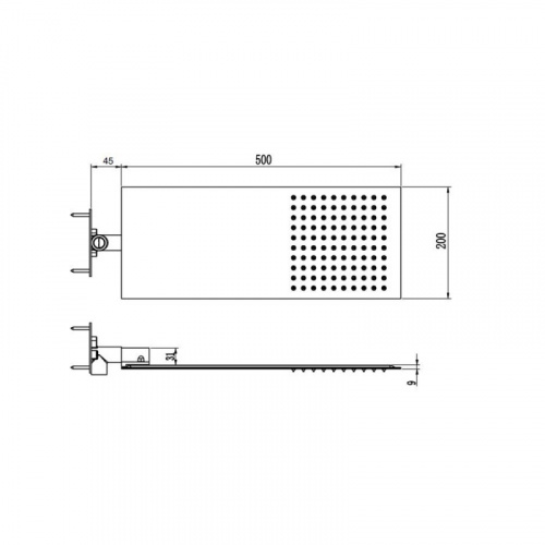 картинка Верхний душ RGW Shower Panels SP-63 21140363-01 Хром от магазина Сантехстрой