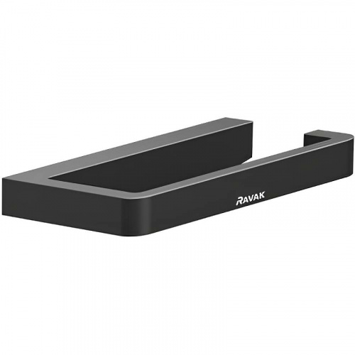 картинка Держатель туалетной бумаги Ravak 10° X07P565 Черный матовый от магазина Сантехстрой