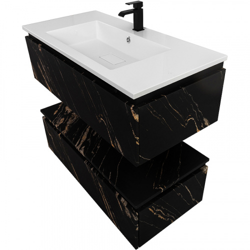 картинка Тумба Cezares Slider 100 SLIDER-1000-1C-PI-NF-P Черный фьюжн от магазина Сантехстрой