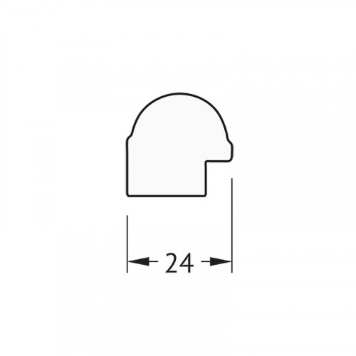 картинка Зеркало Evoform Definite 57х57 BY 0609 в багетной раме - Золотой бамбук 24 мм от магазина Сантехстрой