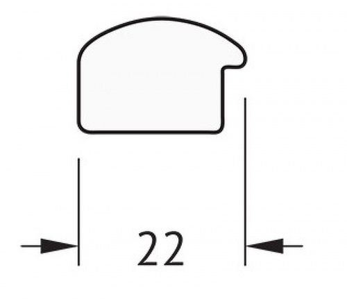 картинка Зеркало Evoform Definite 68х48 BY 0621 в багетной раме - Махагон 22 мм от магазина Сантехстрой