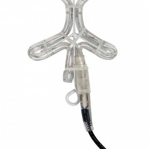 картинка Фигура Снежинка цвет ТЕПЛЫЙ БЕЛЫЙ,  размер 45x38 см NEON-NIGHT от магазина Сантехстрой