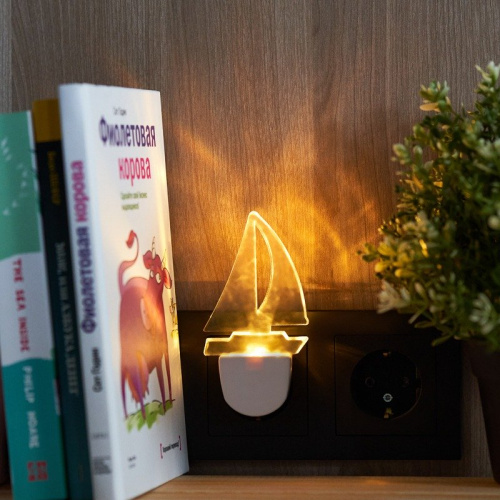 картинка Ночник светодиодный REXANT ПАРУС ОДИНОКИЙ белое свечение,  230 В от магазина Сантехстрой