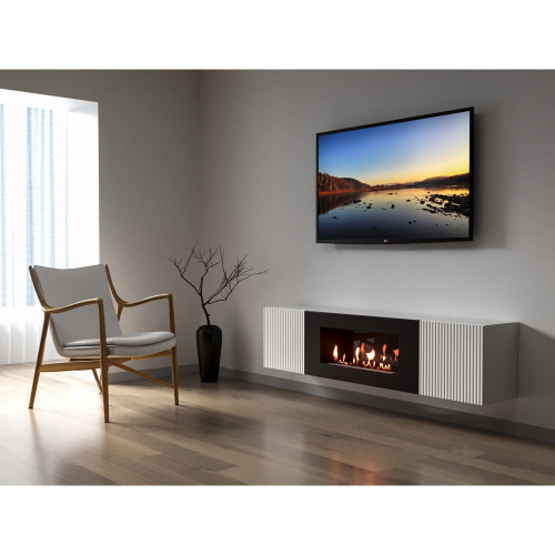 картинка Тумба с биокамином Firelight BFP-P1700L белая от магазина Сантехстрой