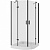 картинка Душевое ограждение Niagara Nova NG-6816-08ВLACK (100х100х190) четверть круга,черный,двери распашные,стекло прозрачное,1 место от магазина Сантехстрой