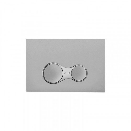 картинка Комплект унитаза с инсталляцией Vitra Sento Rim-Ex 9830B003-7207 с сиденьем Микролифт и клавишей смыва Хром матовый от магазина Сантехстрой