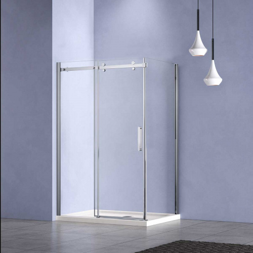 картинка Душевой уголок Como-N VSR-4CN1012CL, 1200*1000, хром, стекло прозрачное от магазина Сантехстрой