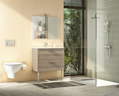 картинка Душевая система Vitra Aquaheat A47205EXP с термостатом Хром от магазина Сантехстрой