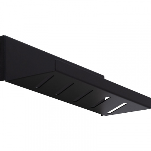 картинка Металлическая полка Aquanet Магнум 30 302224 Черная матовая от магазина Сантехстрой