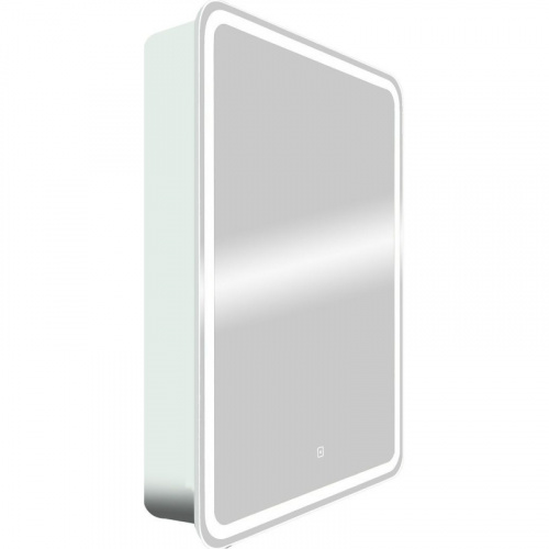 картинка Зеркальный шкаф 55х80 см белый матовый R Art&Max Platino AM-Pla-550-800-1D-R-DS-F от магазина Сантехстрой