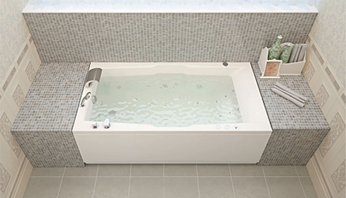 картинка Акриловая ванна Aquanet Vega 190x100 205556 без гидромассажа от магазина Сантехстрой
