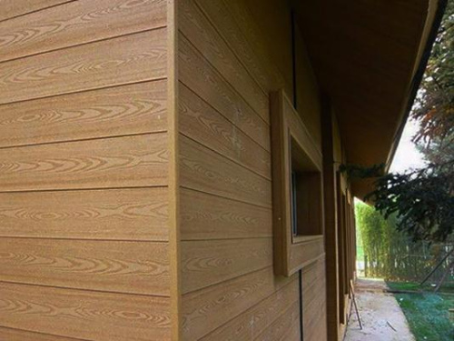 картинка Holzhof, Россия Фасадная панель 3D Holzhof 165*15*3000мм, коричневый от магазина Сантехстрой