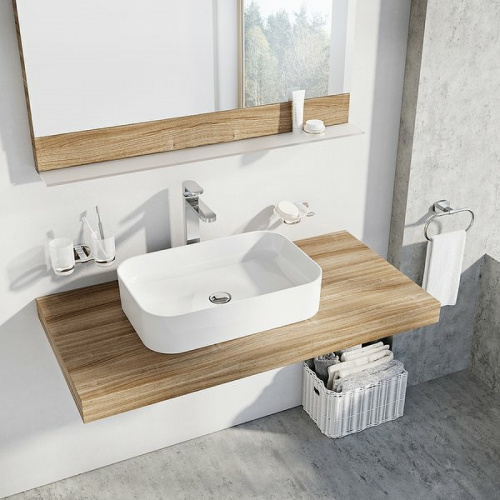 картинка Раковина-чаша Ravak Ceramic R Slim 55 XJX01155002 Белая от магазина Сантехстрой