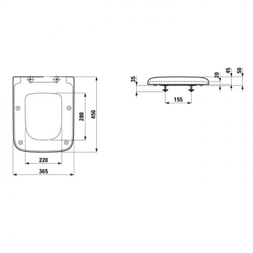 картинка LAUFEN Palace New Сиденье для унитаза антибактериальное, белое/микролифт (со склада последние 20шт продаем с унитазами!) от магазина Сантехстрой