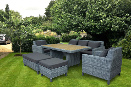 картинка ООО "Дарсена" MOKKA BELLA стол прямоугольный с деревянной столешницей от магазина Сантехстрой