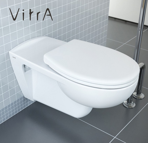 картинка Унитаз Vitra Conforma 5810B003-6234 подвесной с сиденьем Микролифт от магазина Сантехстрой