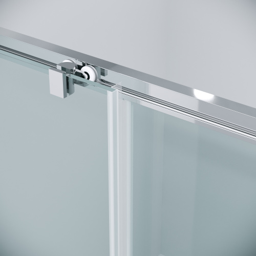 картинка Дверь в нишу Grossman Cosmo 100.K33.02.100.10.00 (100х195) хром,стекло прозрачное,раздвижная, 1 место от магазина Сантехстрой