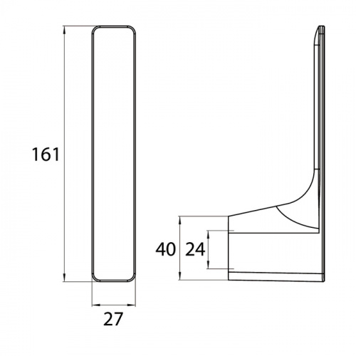 картинка Emco Art запасной держатель т/б, вертикальный, цвет хром от магазина Сантехстрой