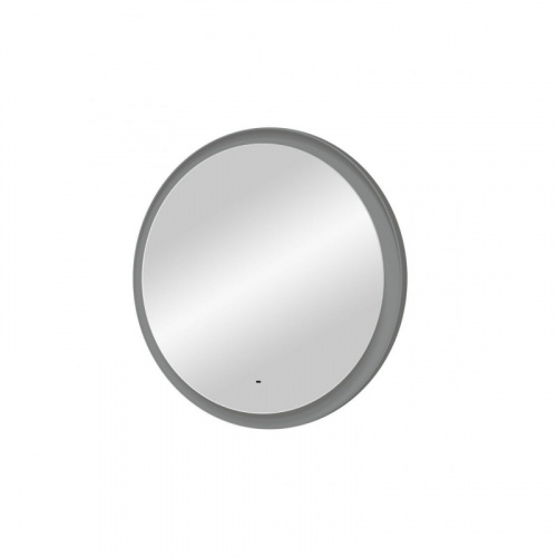 картинка Зеркало Art&Max Napoli AM-Nap-800-DS-F-Grey 80x80 с подсветкой, серый от магазина Сантехстрой