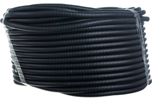 картинка Труба автомобильная гофрированная ПП, Ø9,8 мм, разрезная, негорючая от магазина Сантехстрой