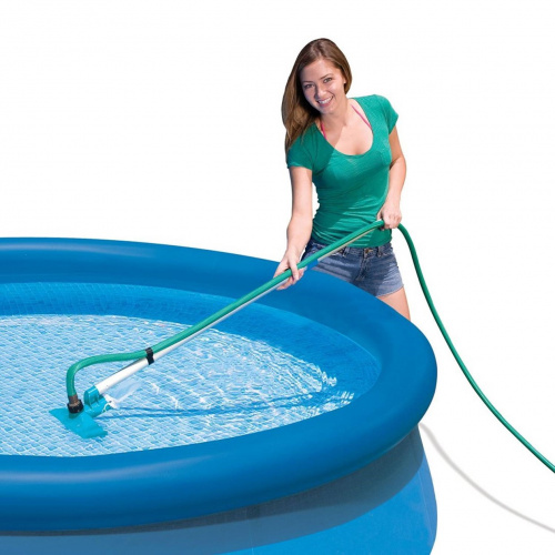 картинка Набор для чистки бассейна до 488 см (ручка 239 см, сачок и вакуумная насадка с мешком) от магазина Сантехстрой