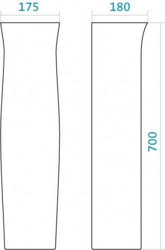 картинка Пьедестал Santek Анимо 1.WH11.0.587 от магазина Сантехстрой