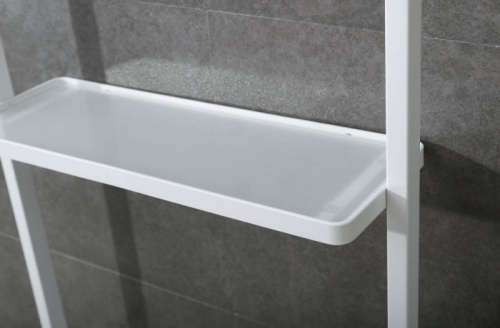 картинка Электрический полотенцесушитель Black&White Universe N-337W 40х101 337WN с полкой Белый матовый от магазина Сантехстрой