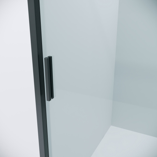 картинка Боковая стенка Grossman Style 200.K33.05.80.21.00 (80х195) черный матовый,стекло прозрачное, 1 место от магазина Сантехстрой